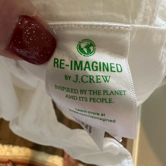 J. Crew White Cotton Dress - Picture 6 of 7